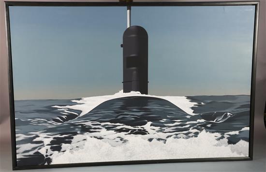 § Rosie Snell (1971-) Hunter-Killer 55 x 84in.